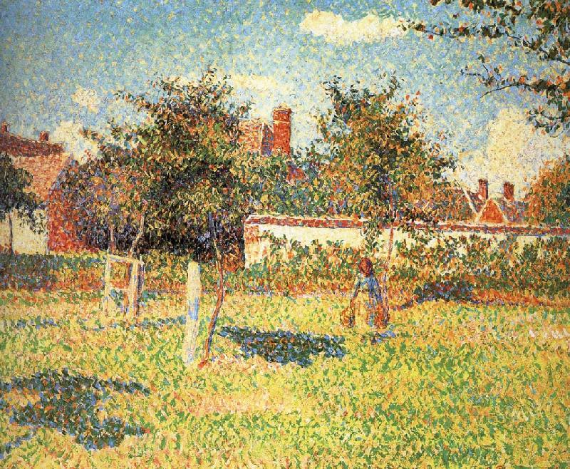 Camille Pissarro Afternoon sunshine Norge oil painting art